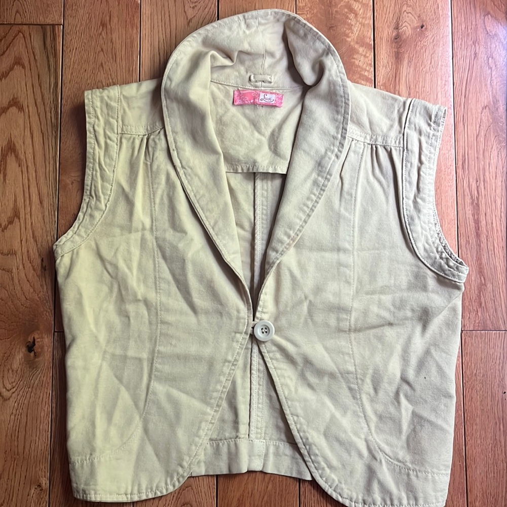 Fairy grunge brown vest